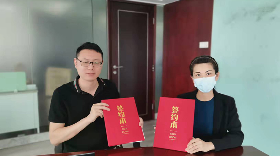 祝賀！金環(huán)電器與寧波某品牌電商客戶再次合作，簽約成功！
